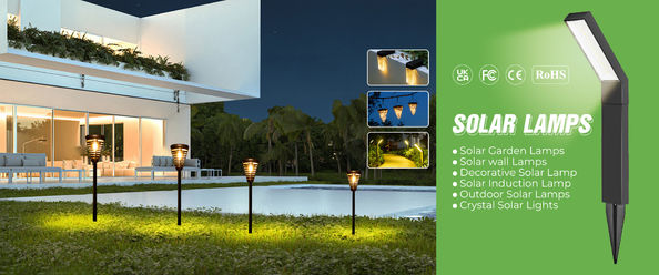 qualidade lâmpadas solares do jardim fábrica