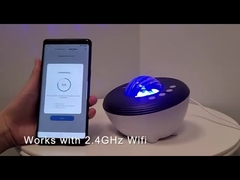 Projetor Starry Galaxy Bluetooth Música ABS Material de plástico de engenharia