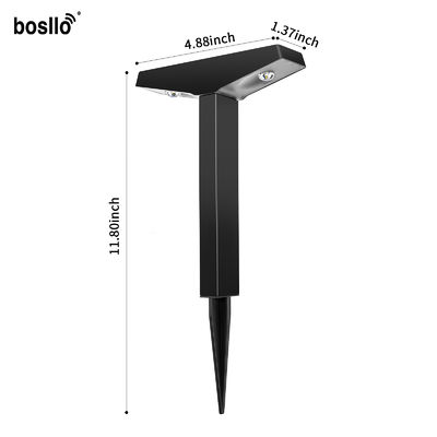 50 lumens Iluminação solar de jardim Negro e ecológico para caminhos