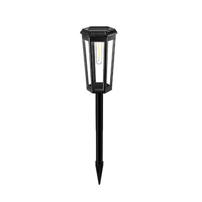 Lâmpadas de jardim solares ecológicas Lâmpadas LED de material PC para espaços verdes