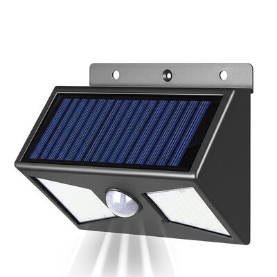 Bom preço. Motion Sensor Solar Powered Wall Lights Outdoor Waterproof LED Security Lighting for Garden Pathway Driveway Fence and Patio on-line
