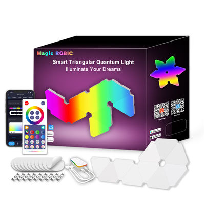 Good price RoHS RGB Lâmpada de parede 5V 10W LED Triângulo Iluminação de parede Controle de cor inteligente on-line