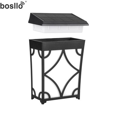 Lâmpadas solares de parede RGB ABS Retro exterior Decorativo à prova d'água