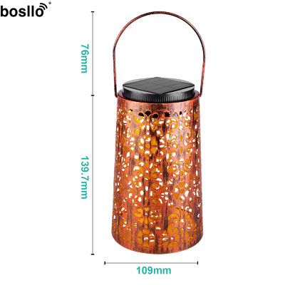 Good price IP55 Lâmpadas de jardim solares Retro à prova d'água Lâmpadas solares PC Material on-line