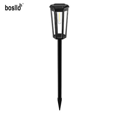 Bom preço. Luzes de Jardim Solares para Exterior à Prova d'Água em Preto e Opção de Iluminação Sustentável on-line